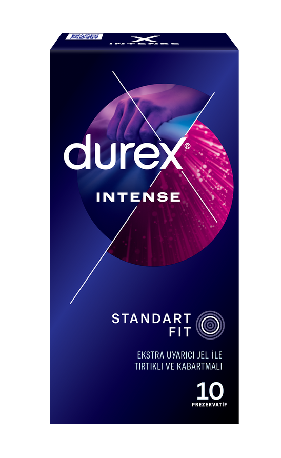 Durex Intense Prezervatif 10'lu - (SKT: 08/2028)