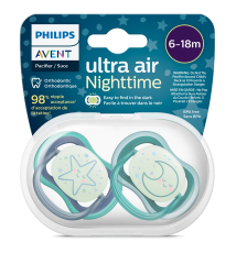 Philips Avent Scf376/13 Ultra Air Nightime 6-18 Erkek Emzik