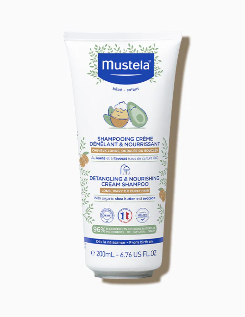 Mustela Saç Dolaşıklık Karşıtı Besleyici Şampuan 200 ml - (SKT: 04/2027)