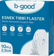 B-Good Fix Esnek NW Flaster 10 m x 2,5 cm - (SKT: 01/2029)