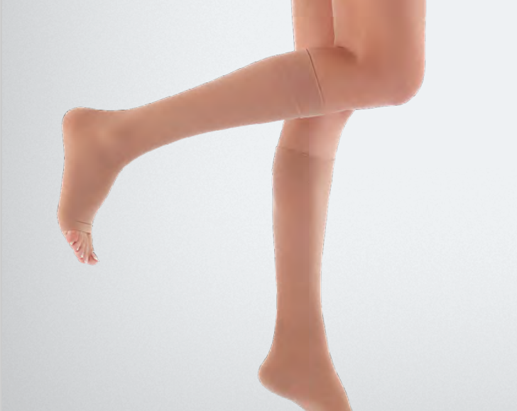 Luxor Varis Çorabı Orta Basınçlı Diz Altı Açık Burun Ten No:6 (808)