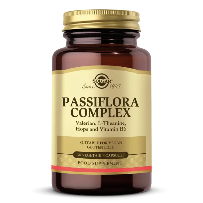 Solgar Passiflora Complex 30 Kapsül - (SKT: 10/2026)