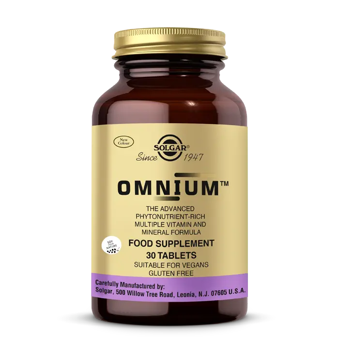 Solgar Omnium 30 Tablet - (SKT: 02/2027)