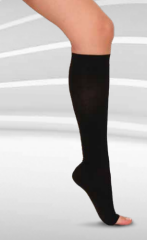 Luxor Diz Altı Burnu Açık Erkek Varis Corabı Siyah No:1 (840)