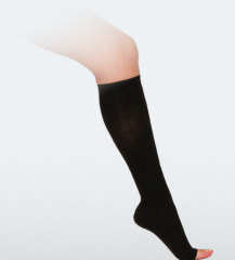Luxor Diz Altı Burnu Açık Erkek Siyah Varis Çorabı No:7 (840)