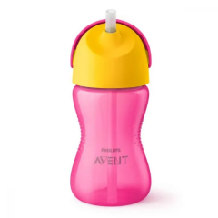 Avent SCF798/02 Desenli Pipetli Bardak 300 ml - Kız