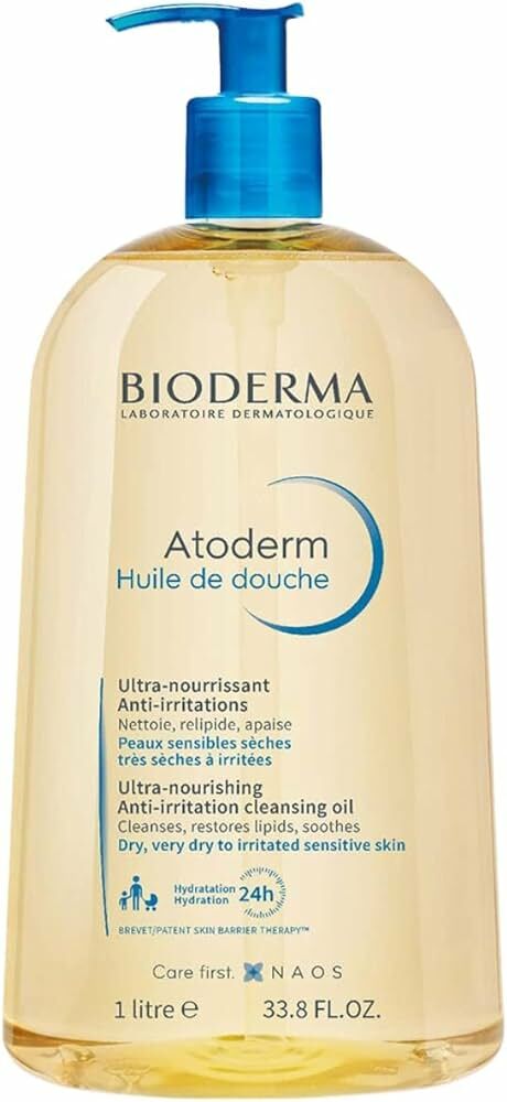Bioderma Atoderm Huile De Douche Shower Oil 1LT - (SKT: 02/2028)