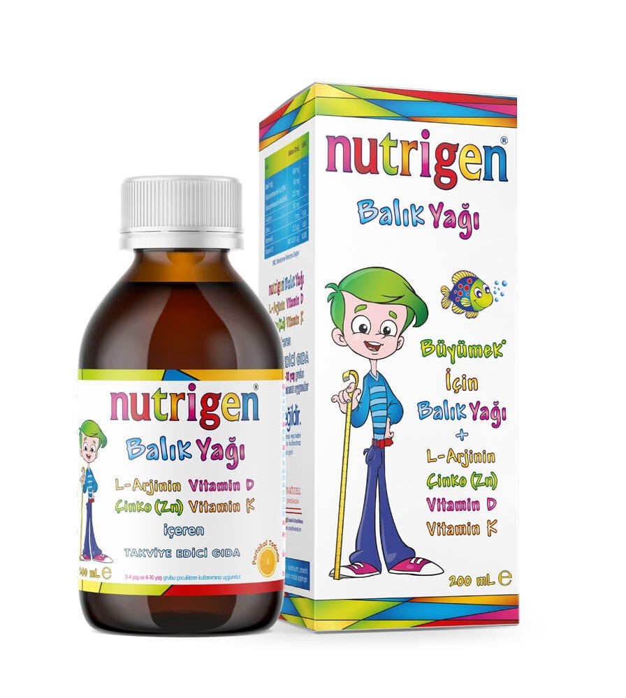 Nutrigen Şurup Balık Yağı 200ML - (SKT: 11/2026)