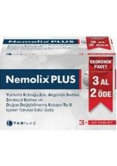 Nemolix Plus 30 Tablet 3 Al 2 Öde - (SKT: 06/2027)