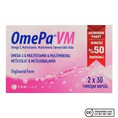 Omepa VM 30 Kapsül İkincisi %50 İndirimli - 07/2027