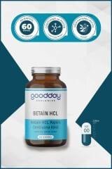 Goodday Betain HCL Pepsin 60 Kapsül - (SKT: 12/2027)