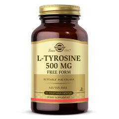 Solgar L-Tyrosine 500MG 50 Kapsül - (SKT: 11/2027)