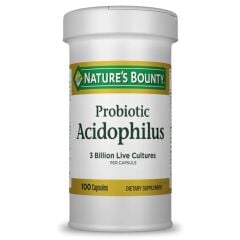 Nature's Bounty Probiotic Acidophilus 100 Kapsül - (SKT: 10/2026)