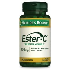 Nature's Bounty Ester-C 500 mg 60 Tablet - (SKT: 11/2027)