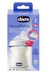 Chicco Natural Feeling Biberon Emziği 2 Ay+ Orta Akış