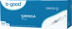B-Good Enjektör 10 cc 3 Parça Yeşil Tekli - (SKT: 10/2029)