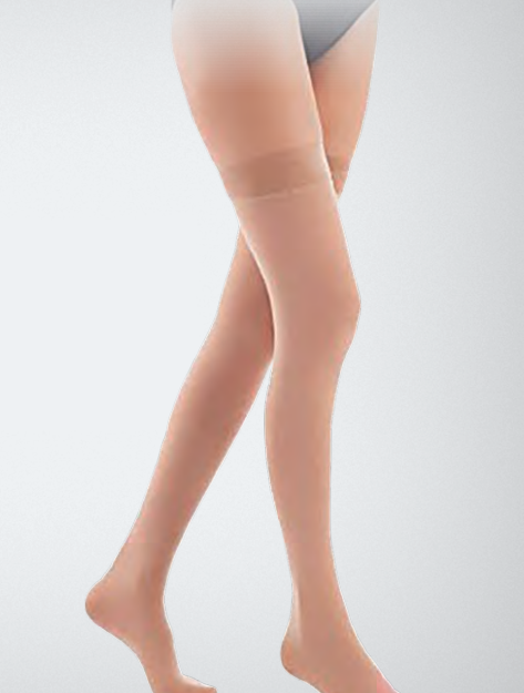 Luxor Varis Çorabı Orta Basınçlı Diz Üstü Kapalı Burun Ten No:7 (811)