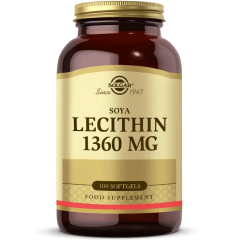 Solgar Soya Lecithin 1360 mg 100 Kapsül - (SKT: 11/2026)