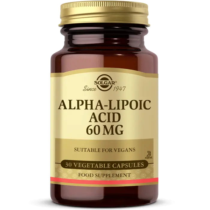 Solgar Alpha Lipoic Acid 60 mg 60 Kapsül - (SKT: 03/2027)