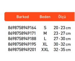 Luxor Örgü Silikon Ped Destekli Dirseklik S:20-23 (106)