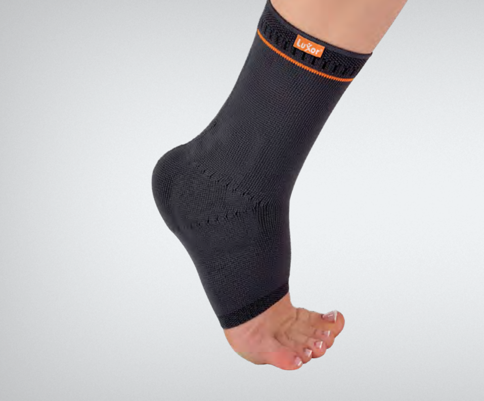 Luxor Örgü Silikon Ped Destekli Ayak Bilekliği L:24-26 (105)