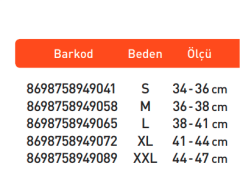 Luxor Örgü Patella ve Ligament Destekli Dizlik L:38-41 (104)