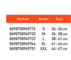 Luxor Örgü Patella Destekli Dizlik XXL:44-47 (103)