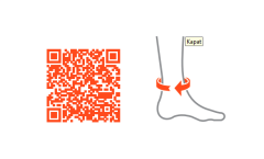 Luxor Örgü Aşil Tendon Bandı XXL:28-31 (108)