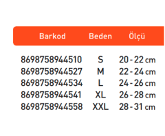 Luxor Örgü Aşil Tendon Bandı XL:26-28 (108)