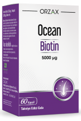 Ocean Biotin 5000 mcg 60 Kapsül - (SKT: 09/2027)