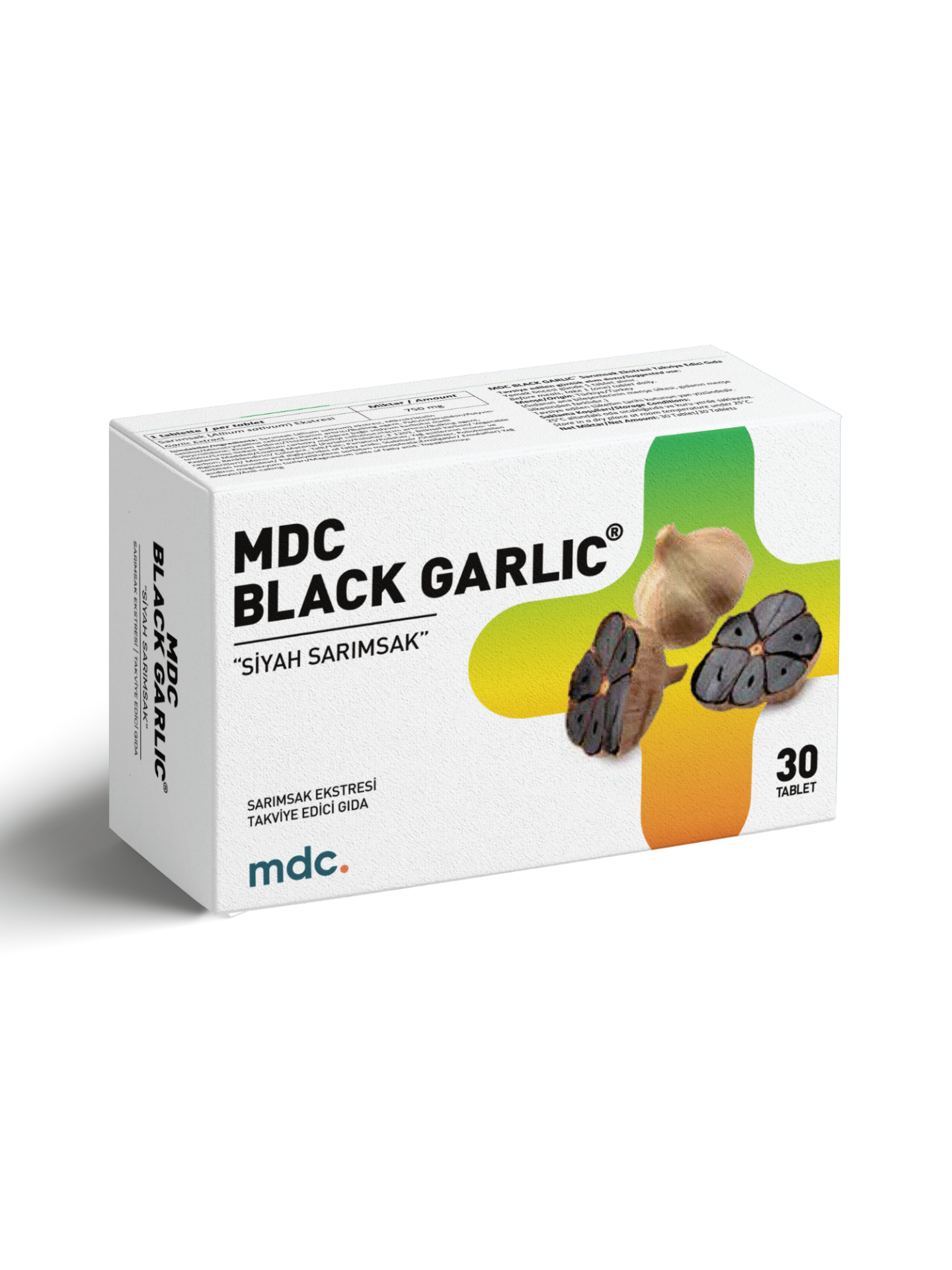 MDC Black Garlic Sarımsak Ekstresi 30 Tablet - (SKT: 04/2027)