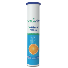 Velavit V-Effer C 1000 mg 20 Efervesan Tablet - (SKT: 10/2027)