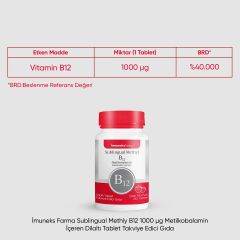 Imuneks Farma B12 1000mcg 100 Tablet - (SKT: 11/2025)