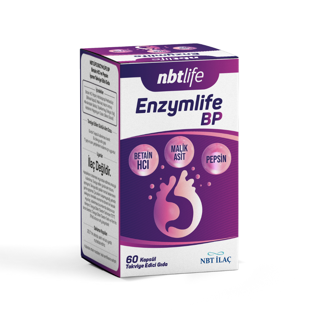 NBT Life Enzymlife BP 60 Kapsül - (SKT: 09/2027)