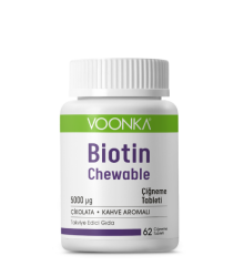 Voonka Biotin Chewable 62 Çiğneme Tableti - (SKT:07/2025)