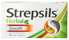 Strepsils Herbal Zencefil 16 Pastil - (SKT: 09/2026)