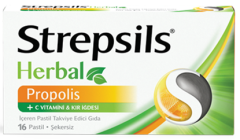 Strepsils Herbal Propolis 16 Pastil - (SKT:12/2025)