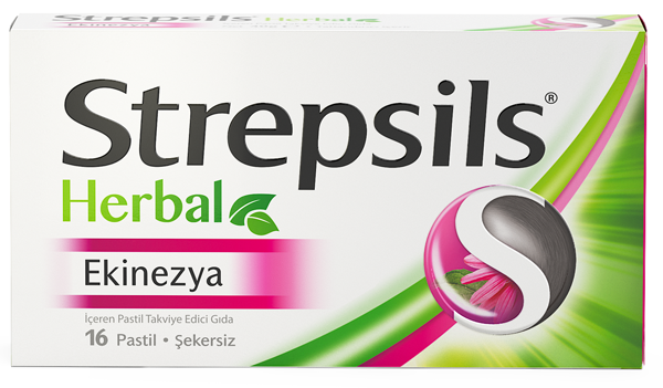 Strepsils Herbal Ekinezya 16 Pastil - (SKT:12/2025