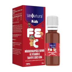 Venatura Kids Mikroenkapsüle Demir ve Vitamin C 20 ml - (SKT: 06/2027)