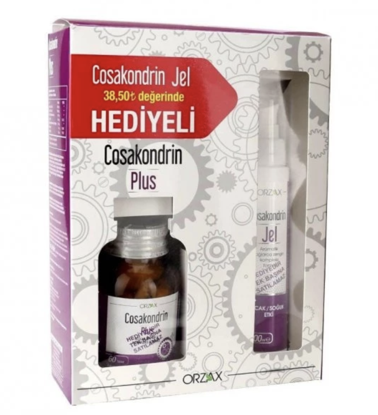 Cosakondrin Plus 60 Tablet + Cosakondrin Jel 100 ml Hediyeli - (SKT: 12/2027)