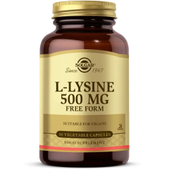 Solgar L-Lysine 500 mg 50 Kapsül - (SKT: 09/2027)