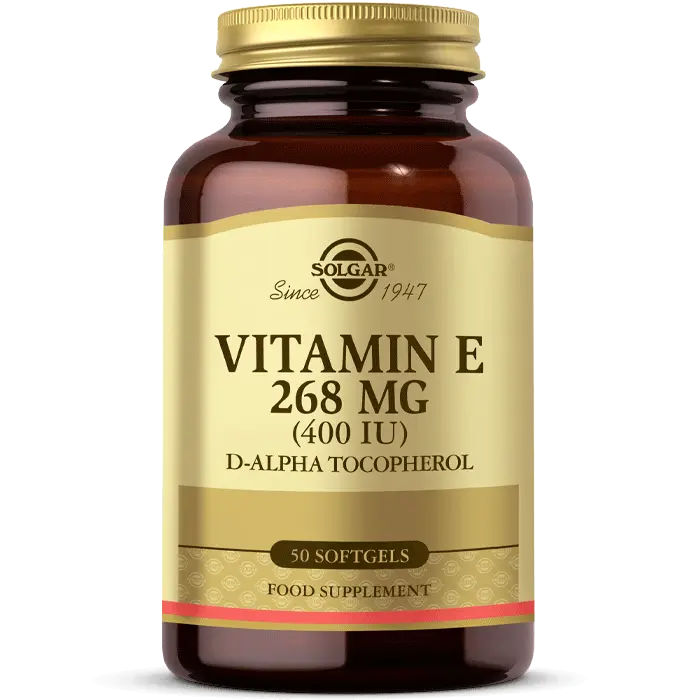 Solgar Vitamin E 400 IU 50 Softgel - (SKT: 10/2028)