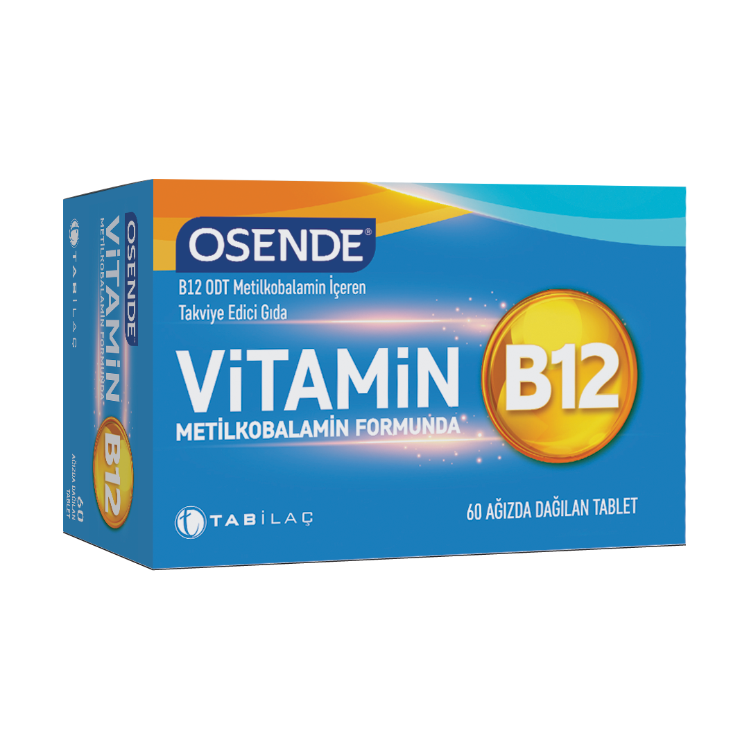 Osende Vitamin B12 60 Ağızda Dağılan Tablet- (SKT: 01/2027)