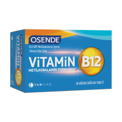 Osende Vitamin B12 60 Ağızda Dağılan Tablet- (SKT: 01/2027)
